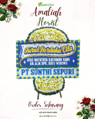 Papan Bunga Duka di Kampung Olo